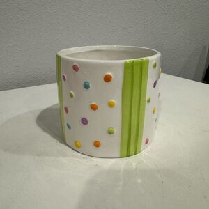 Colorful Polka Dot‎ Ceramic Planter